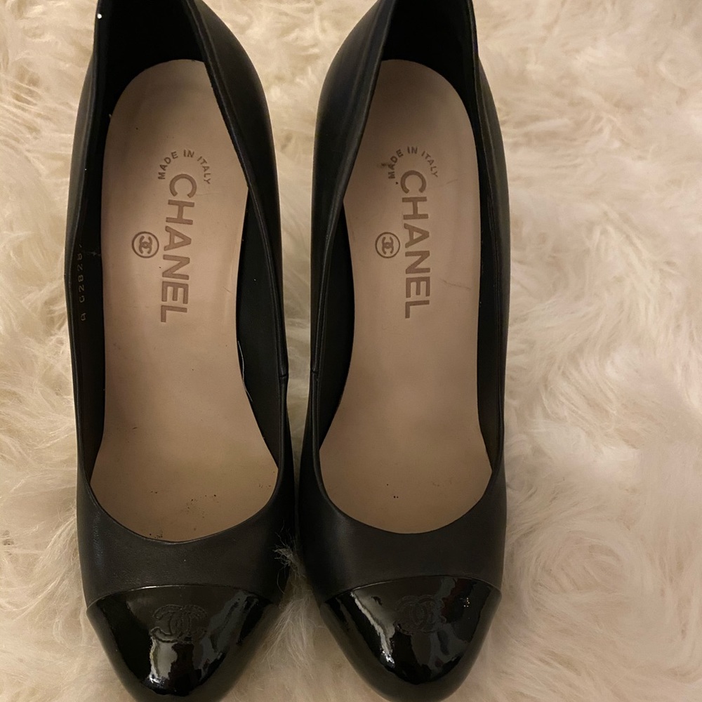 Chanel Cap Toe platform heels